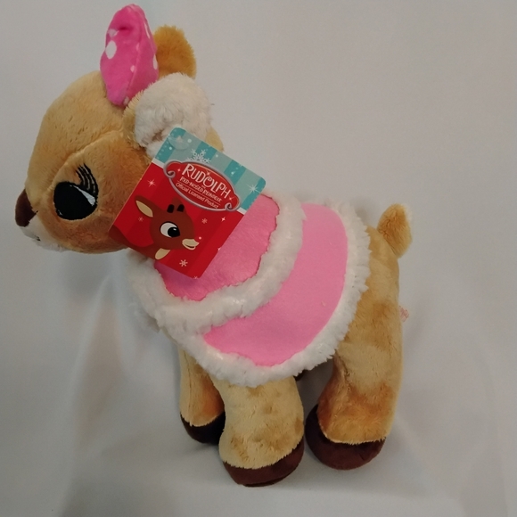 Vintage Dan Dee Rudolph Clarise 10" Stuffed  Plush - Picture 7 of 10